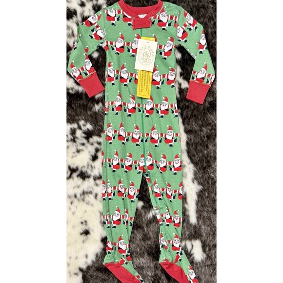 NEW The Beaufort Bonnet Company 18-24M Knoxs Night Night Pajama Christmas Chris - Picture 1 of 2